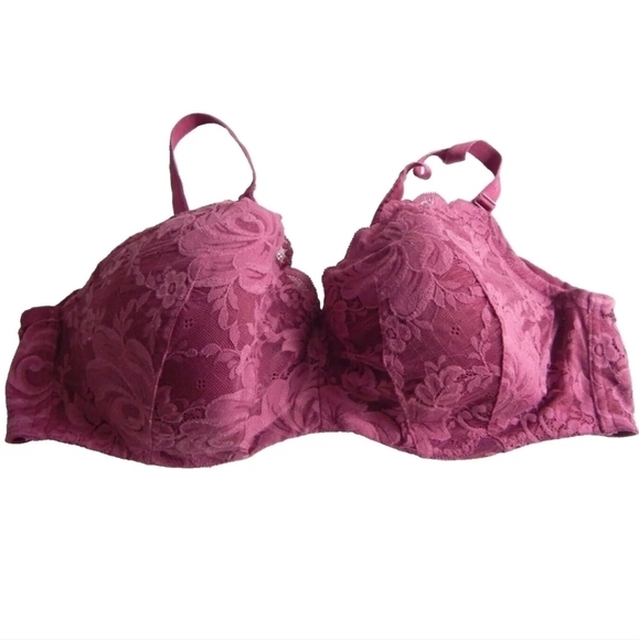 Torrid Curve Lightly Lined Lace Balconette Bra - Picture 1 of 4